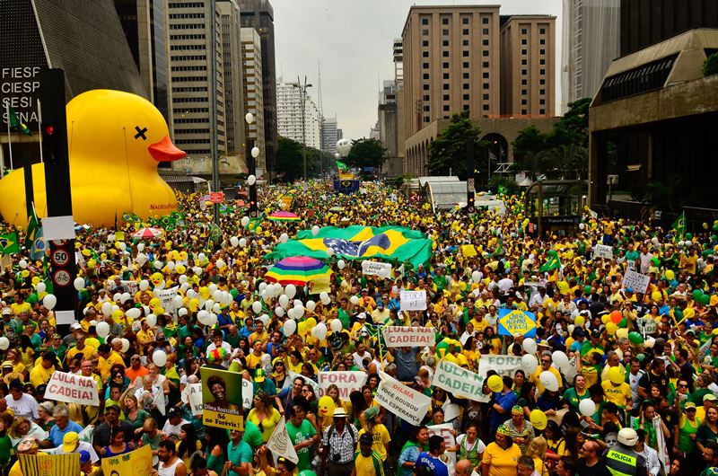 manifestação contra o governo 1