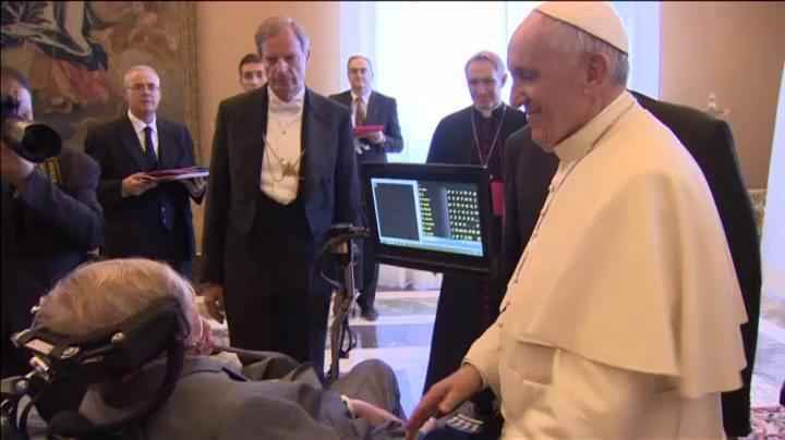 papa francisco stephen hawking 1