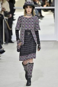 Estilo Grunge da Chanel tendencia da moda outono inverno 2017