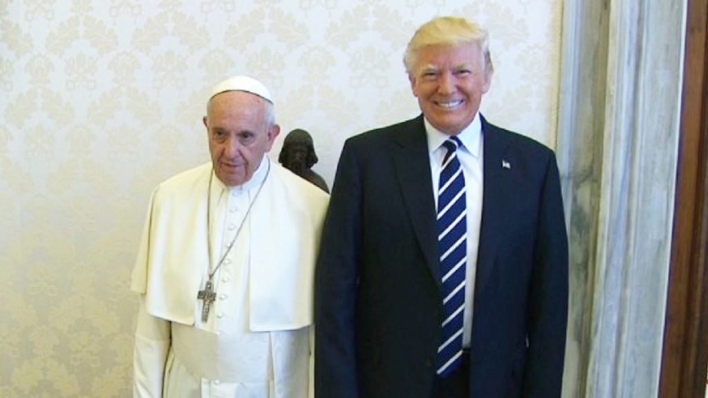 papa francisco e donald trump 1