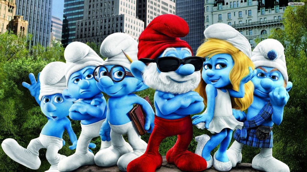 smurfs natal shopping aniversario