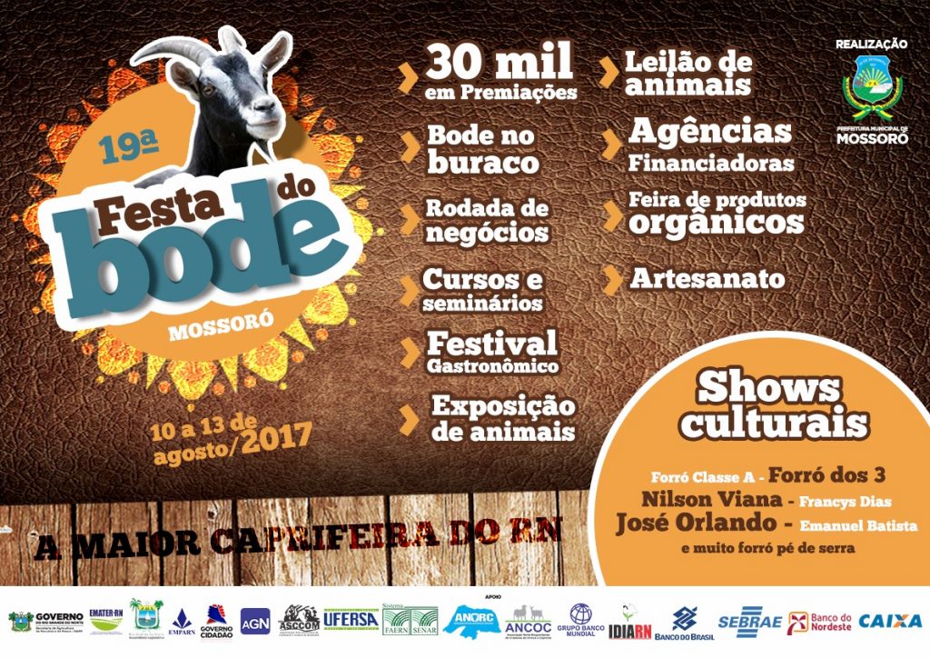 Cartaz Festa do Bode 2017