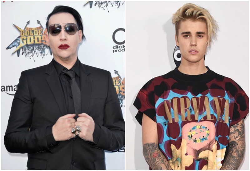 marilyn manson and justin bieber