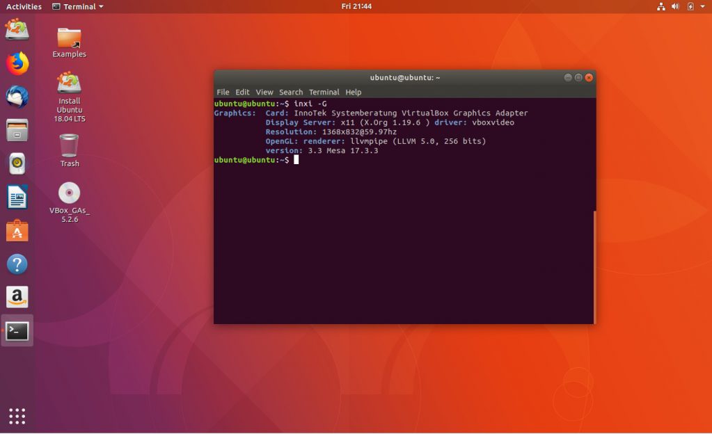 Ubuntu 18.04 LTS