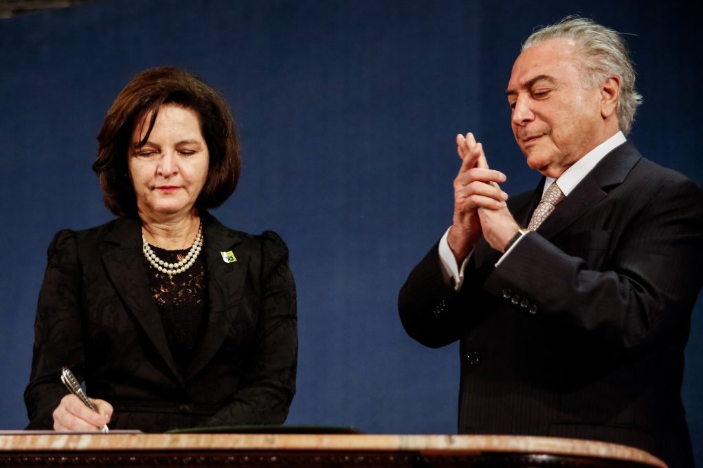 raquel dodge e michel temer