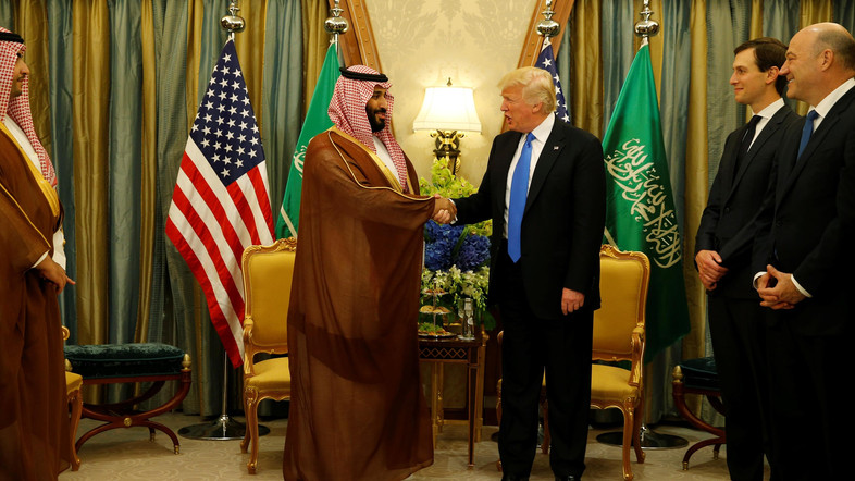 Mohammed bin Salman e donald trump