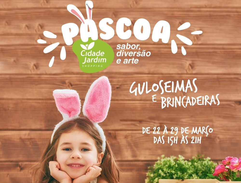 Páscoa com sabor, diversão e arte no Shopping Cidade Jardim