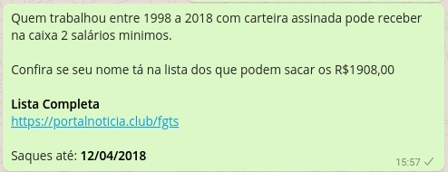 Novo golpe do FGTS atingiu mais de 70 mil pessoas