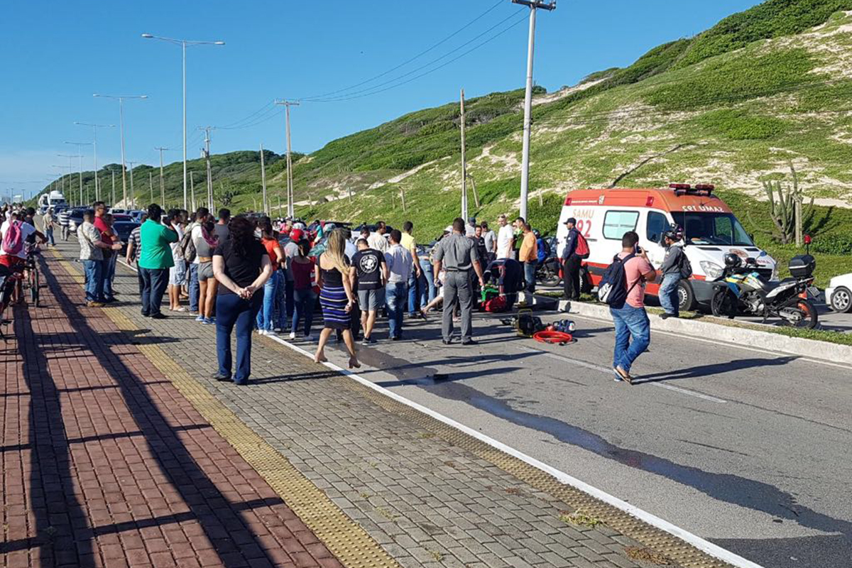 acidente na via costeira natal