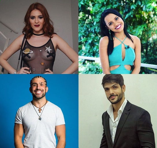 ana clara gleici damasceno kaysar dadour e lucas fernandes melhor reality star