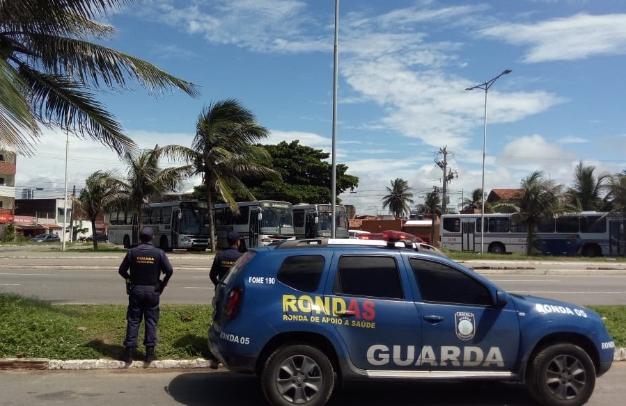 ação da guarda municipal de natal ônibus