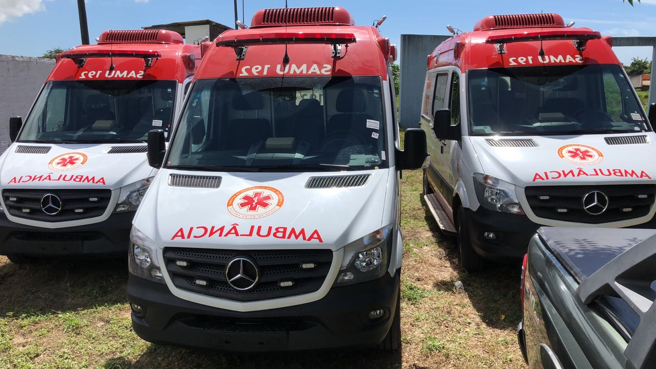 Novas ambulancias para o SAMU Natal