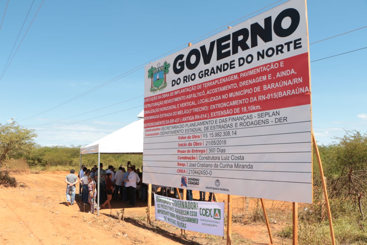 Obras da Estrada do Melão