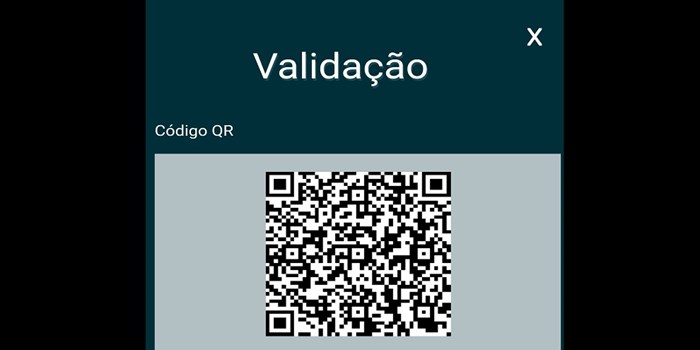 código QR e título