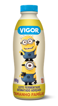 Leite Fermentado Vigor Tamanho Família Minions