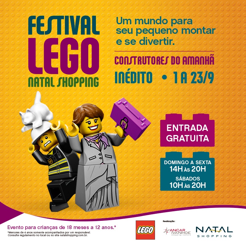 Natal Shopping recebe Festival LEGO