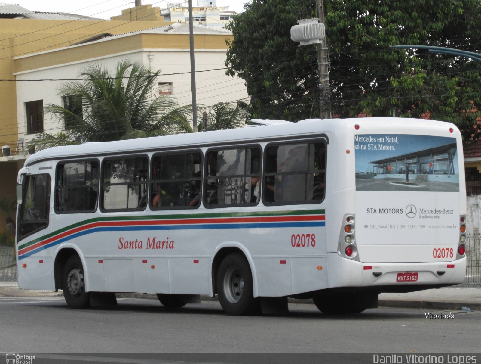 ônibus santa maria natal