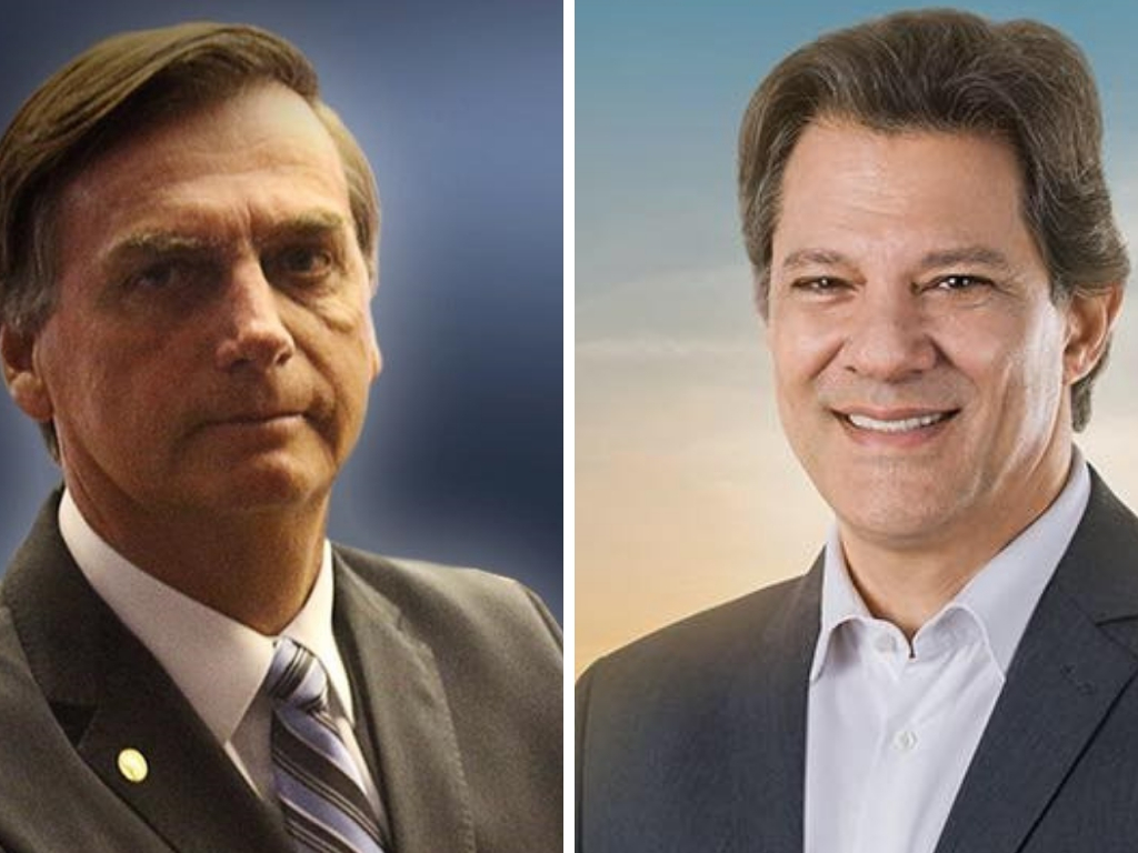 Bolsonaro lidera com 28,2% e Haddad tem 17,6% diz Pesquisa CNT MDA