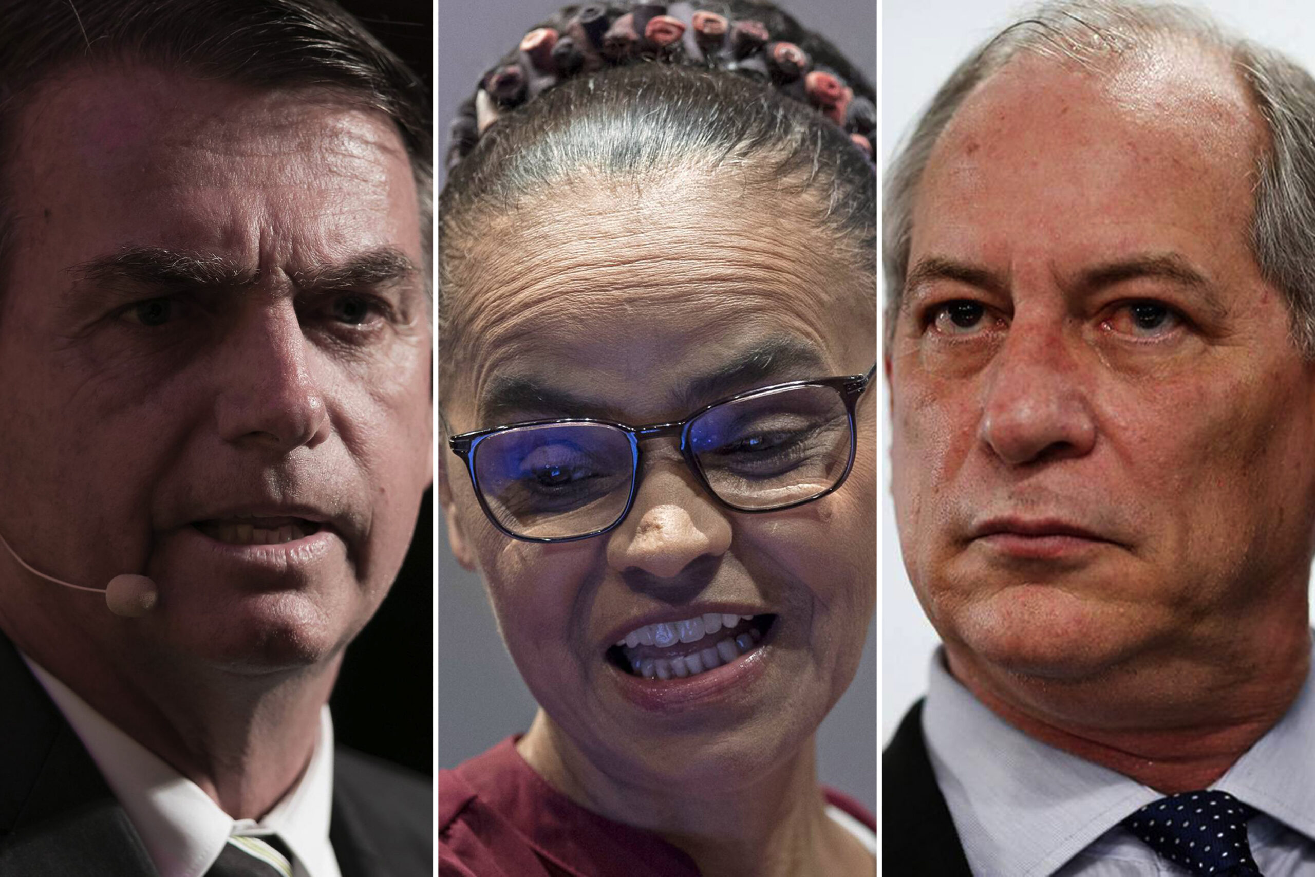 bolsonaro ciro gomes e marina silva