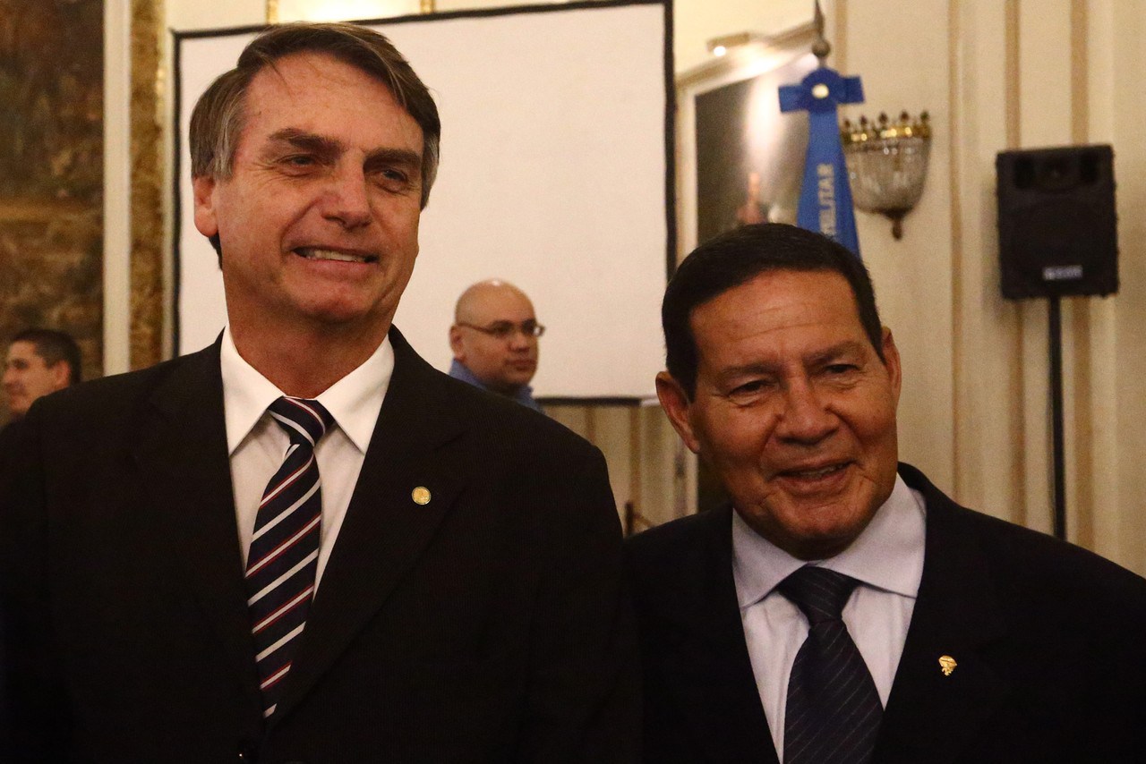 jair bolsonaro e Hamilton Mourão