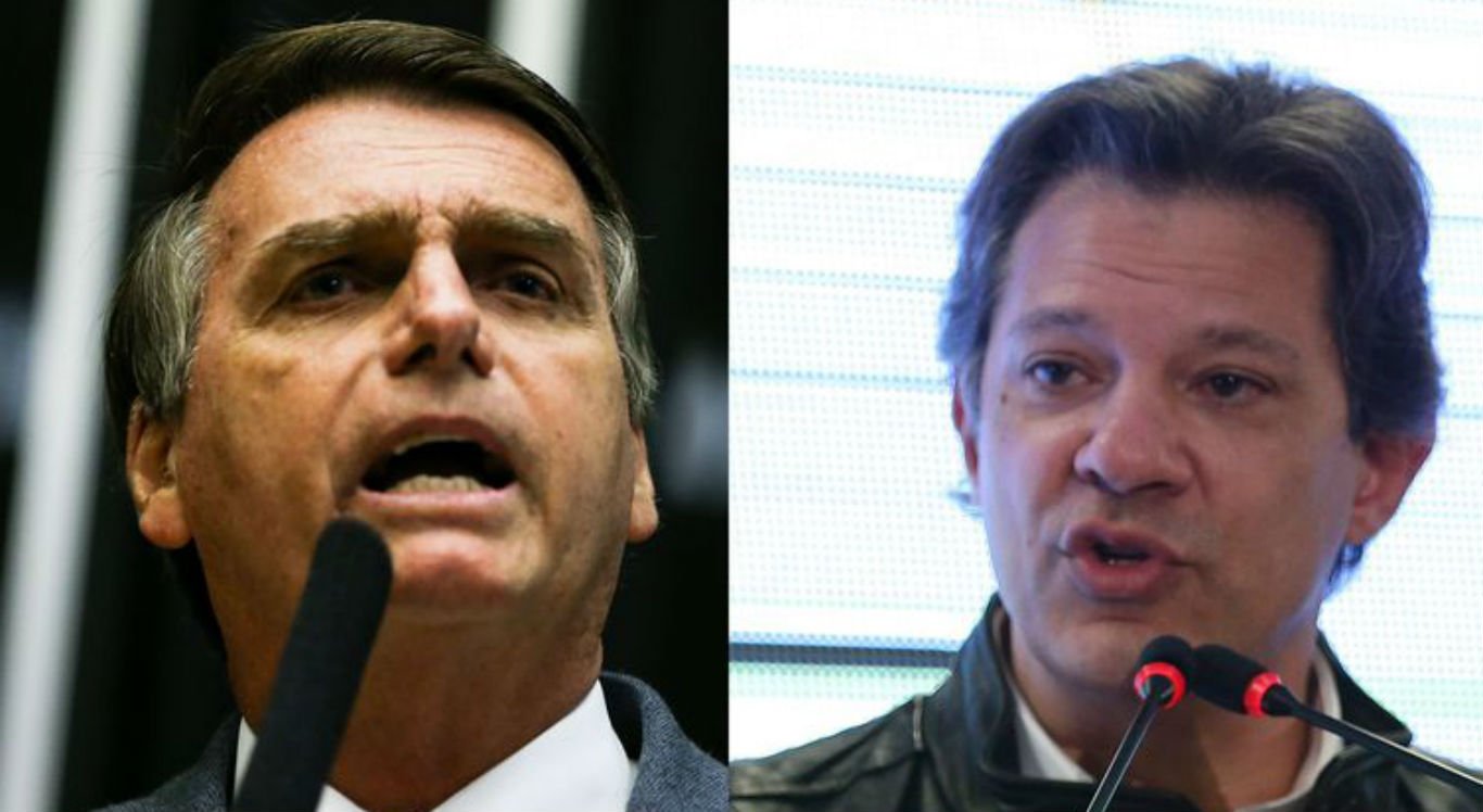 Bolsonaro e Haddad tomam distância de Mourão e Dirceu