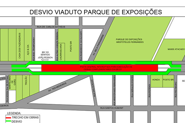 viaduto parque de exposições parnamirim