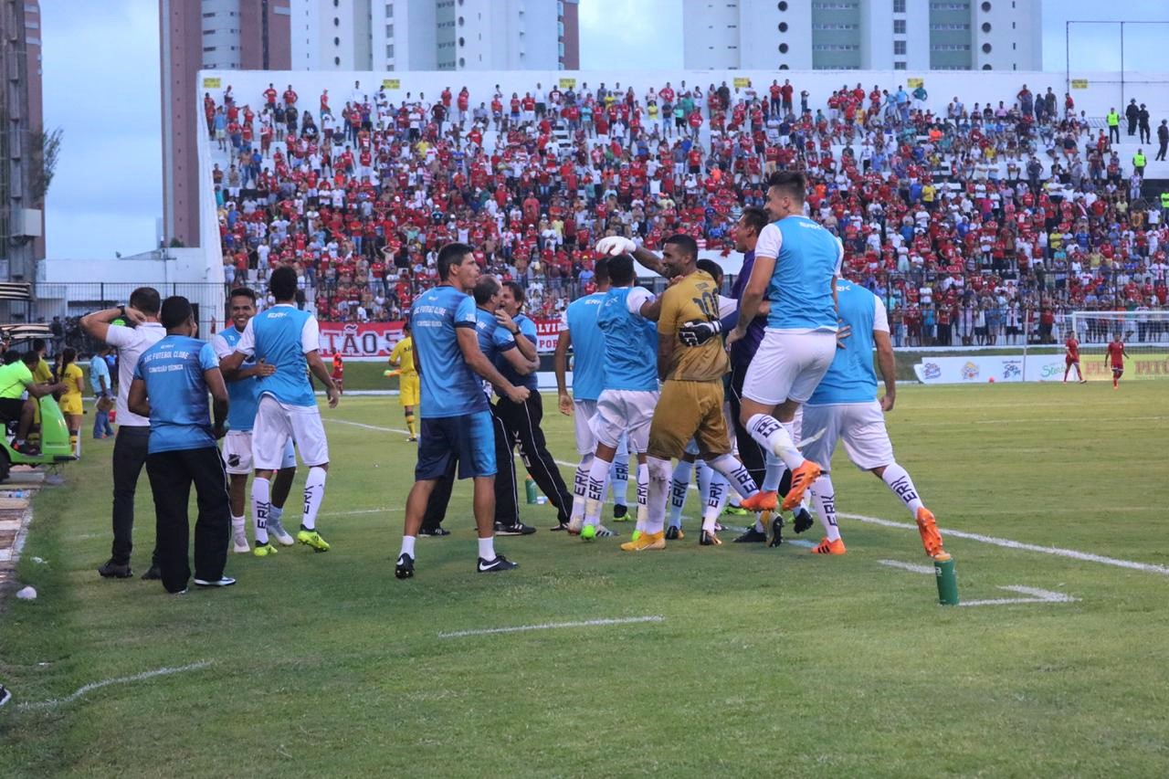 Em primeiro clássico de 2019 ABC vence o América-RN por 3 a 0