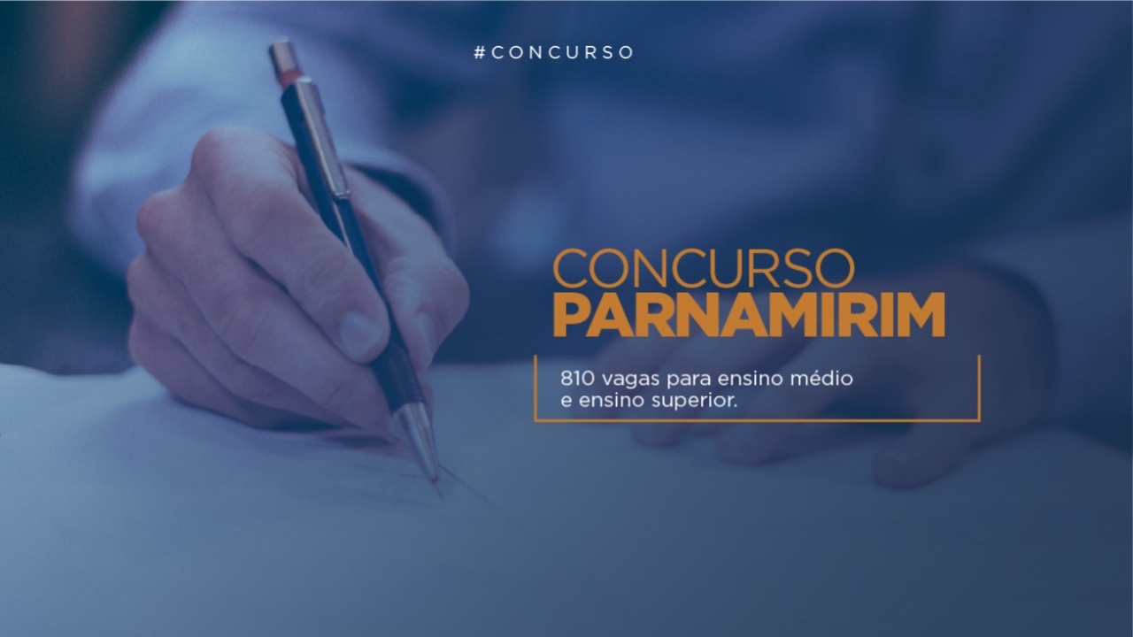 Prefeitura de Parnamirim RN edital de concurso público com 810 vagas para 2019 inscrições isenção vagas médio superior concursos no rn