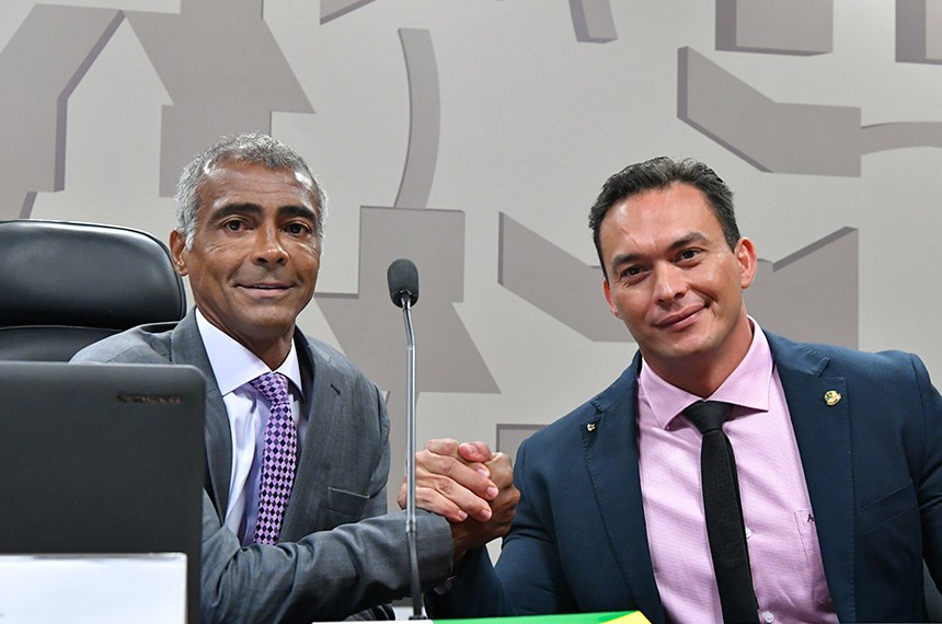 Romário e Styvenson Valentim são eleitos presidente e vice da Comissão de Assuntos Sociais