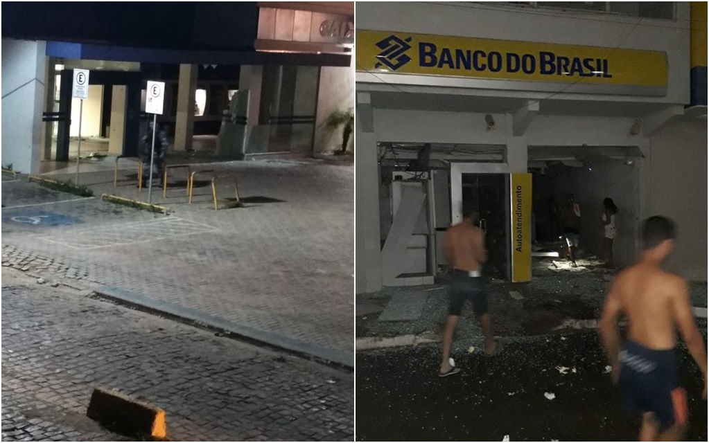 Quadrilha ataca três agências bancárias em São José de Mipibu