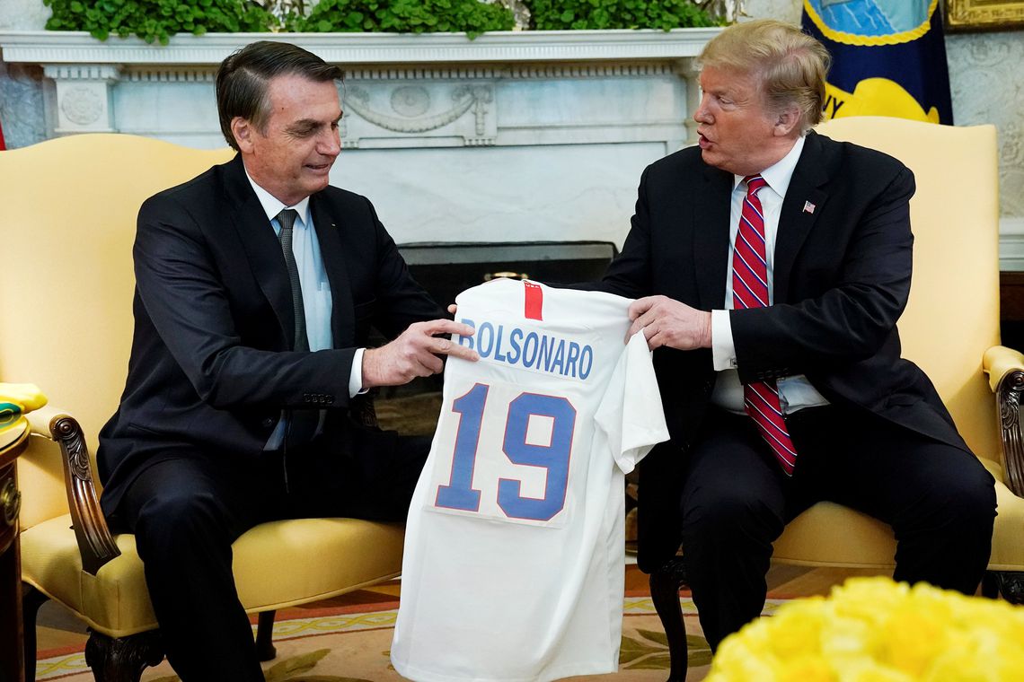 encontro bolsonaro e trump