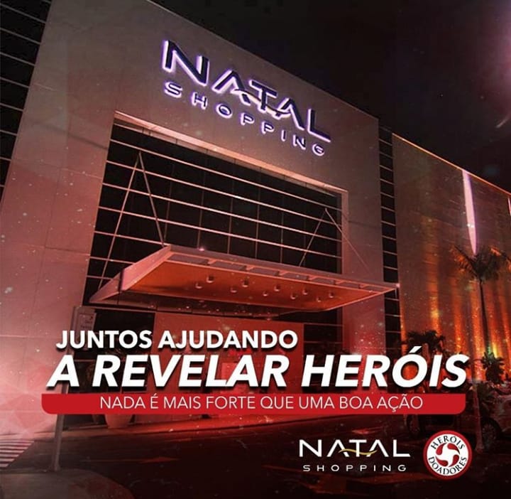 Natal Shopping abre espaço para campanha Heróis Doadores