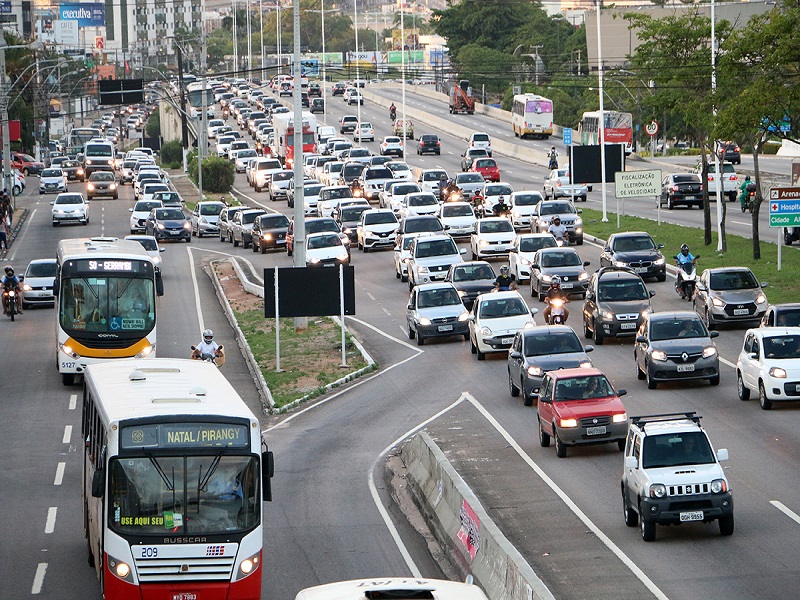 Frota de veículos no RN supera a marca de 13 milhão carros