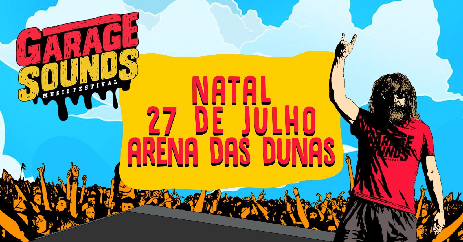 Festival Garage Sounds arena das dunas natal