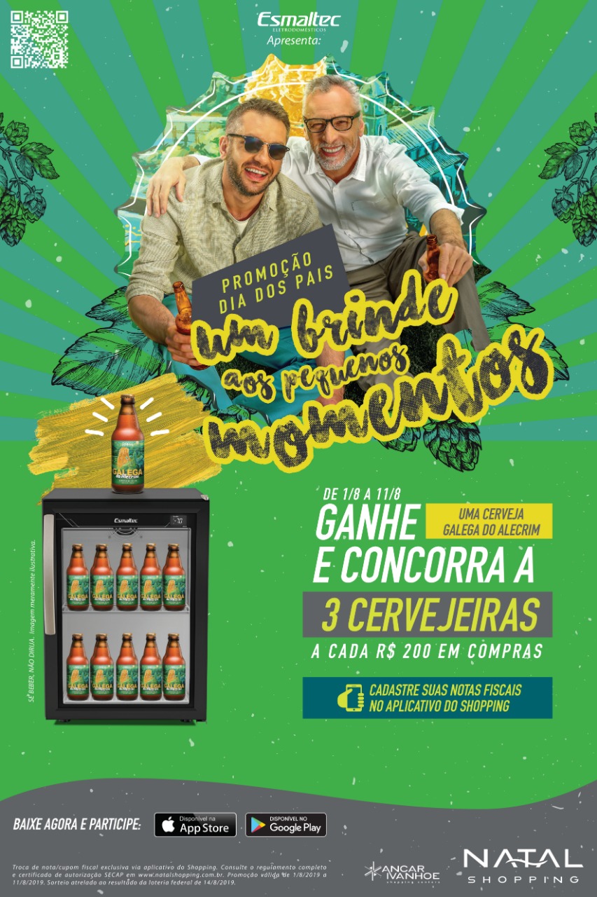 Natal Shopping brinda os pais com cerveja artesanal potiguar