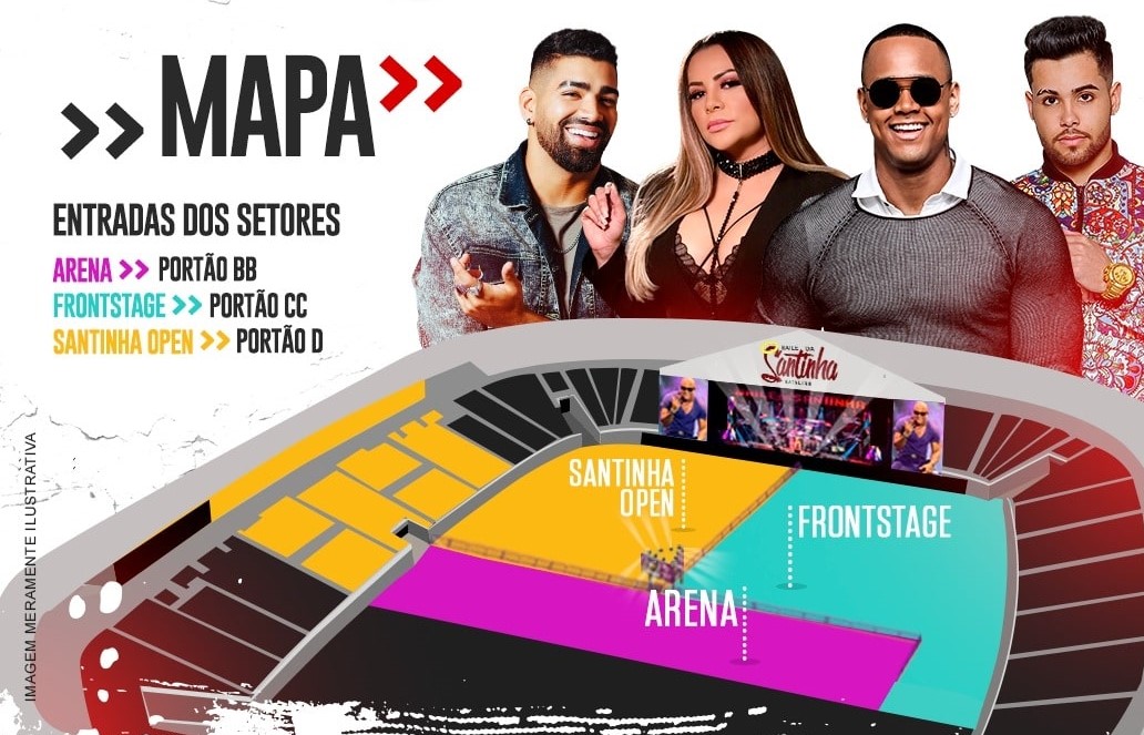 ingresso baile da santinha em natal arena das dunas 2019 1