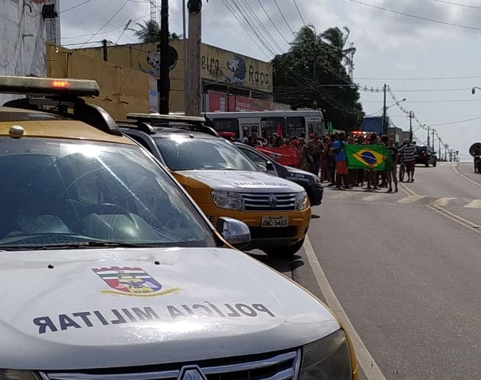 MST boqueia trecho da RN 160 em São Gonçalo do Amarante 1