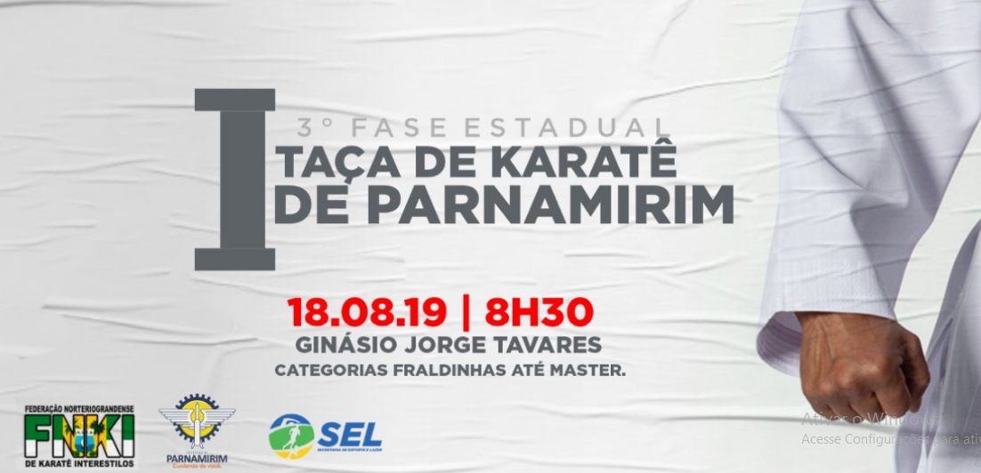 Parnamirim recebe 3ª etapa do Campeonato Estadual de Karatê