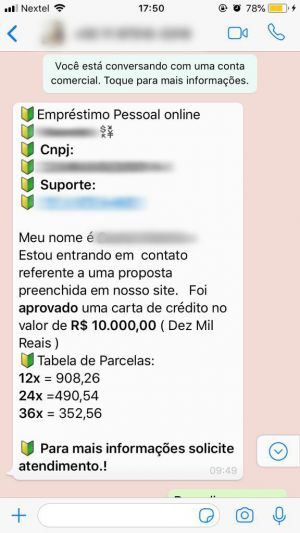 Golpe do falso empréstimo no WhatsApp aumenta 198 em dois anos