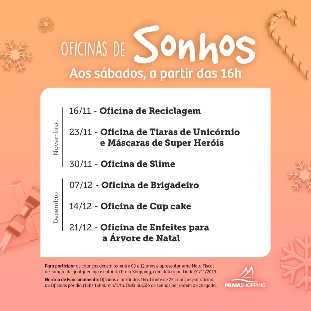 Chegada do Papai Noel inicia programação natalina do Praia Shopping 1