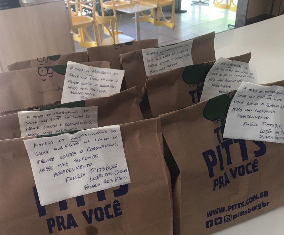 Empresas do RN entregam lanches a profissionais de saúde em atuação contra a Covid-19