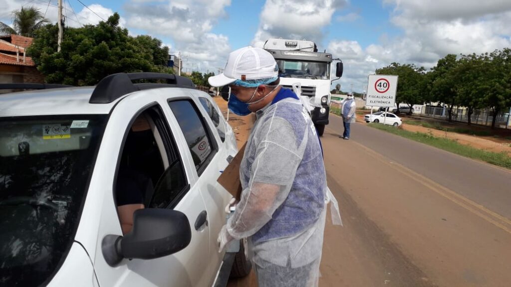 Prefeitura de Mossoró inicia barreira sanitária na BR 405