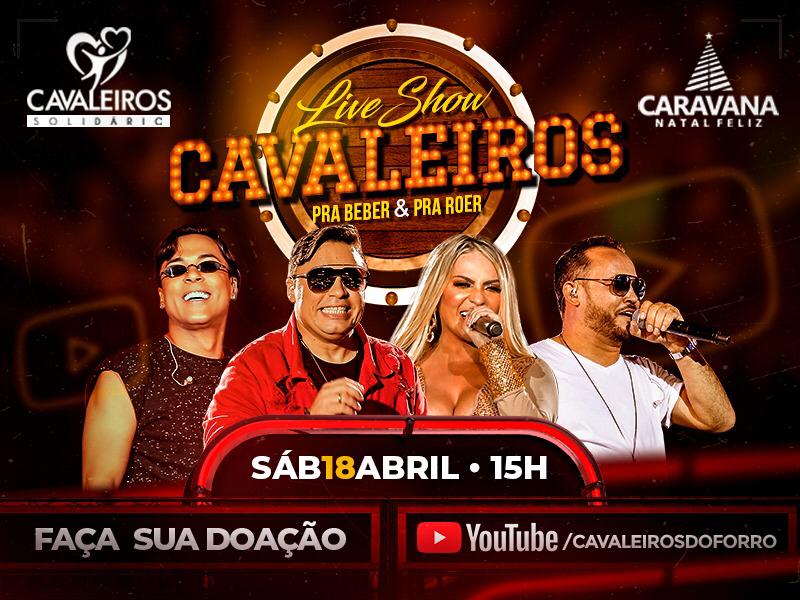 Cavaleiros do Forró realiza live solidária em parceria com a Caravana Natal Feliz