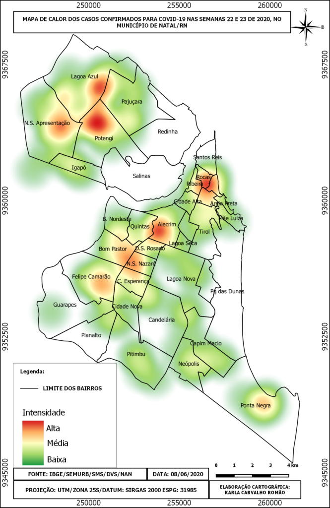 Zona Sul é responsável por 31% dos casos de Covid-19 em Natal