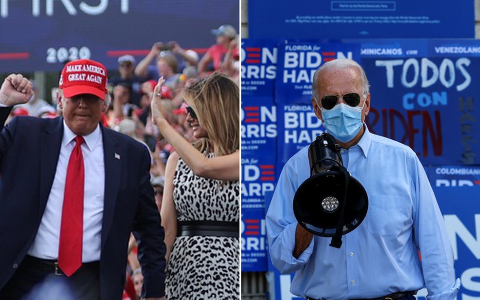 trump e biden