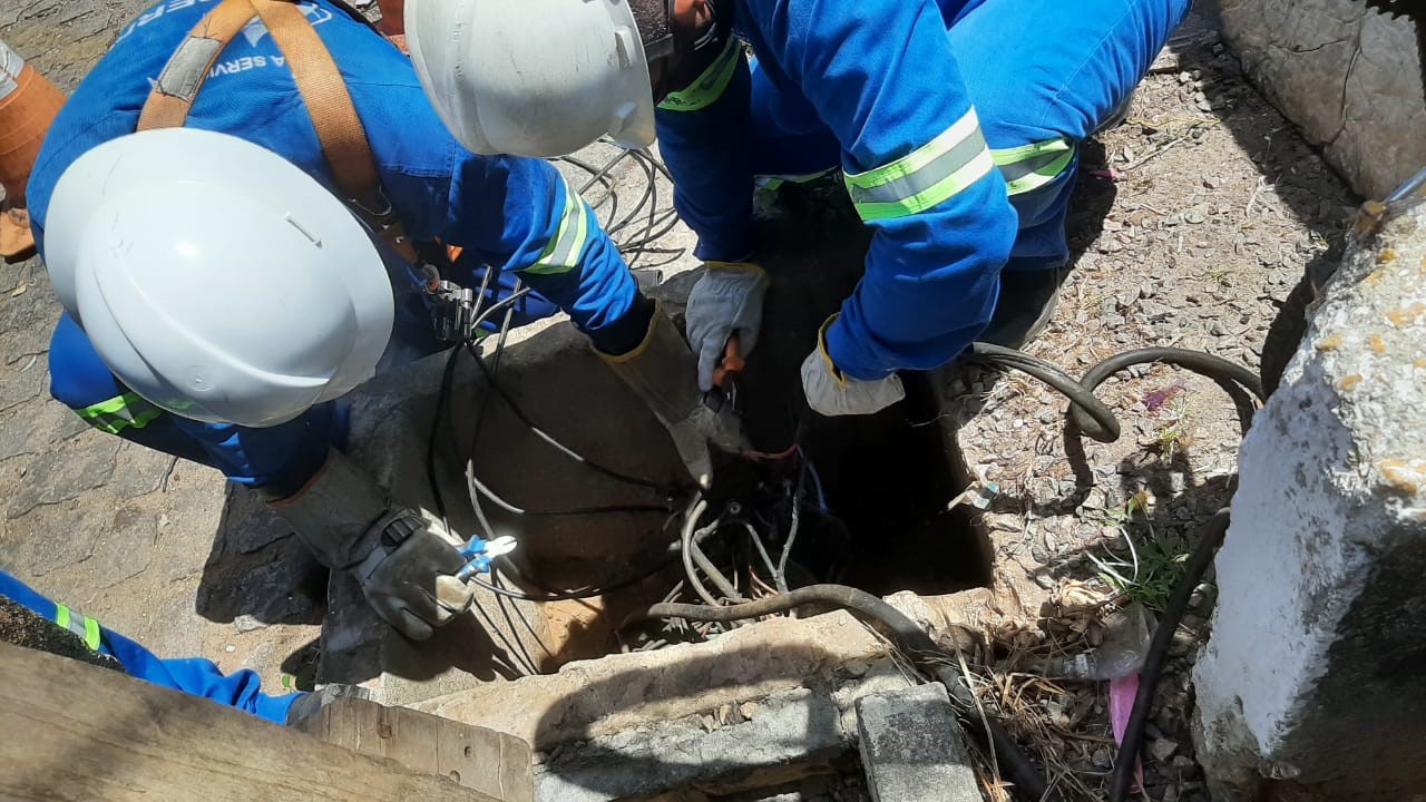 Cosern desativa 40 gatos de energia em comércios dentro da Ceasa