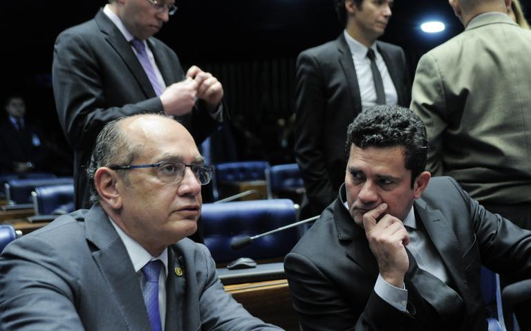 gilmar mendes e sergio moro