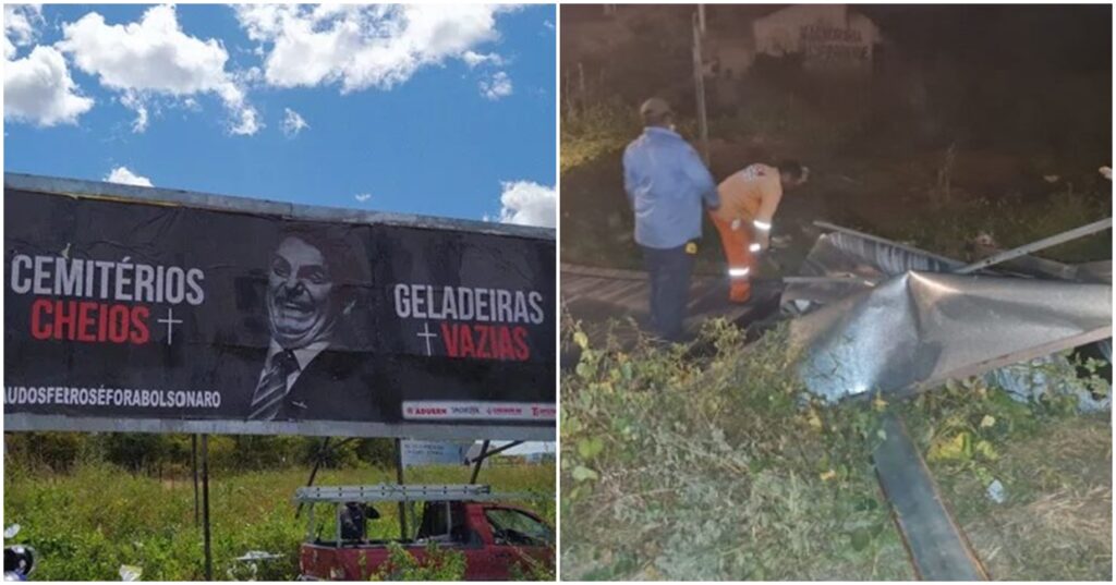 MPF vai investiga Dnit por retirada de outdoor contra Bolsonaro no RN