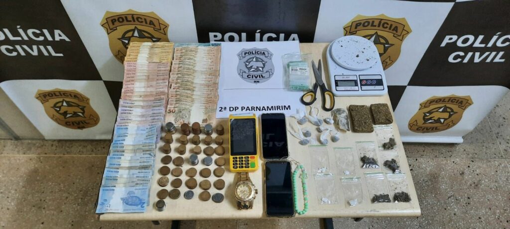 Casal usava conveniência como fachada para tráfico de drogas em Nova Parnamirim