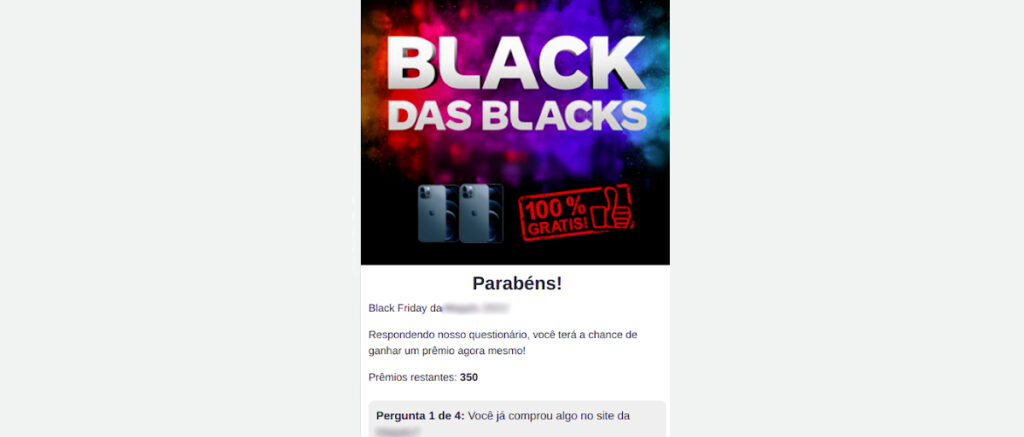 Golpes na Black Friday para roubar dados